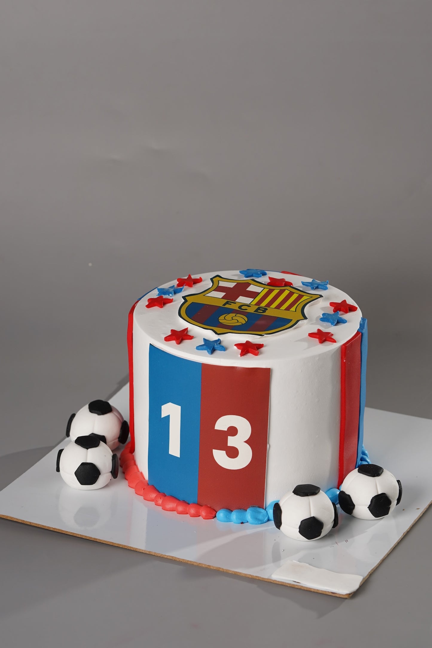 Barcelona FC Football Cake