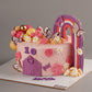 Pink Rainbow Butterfly Cake