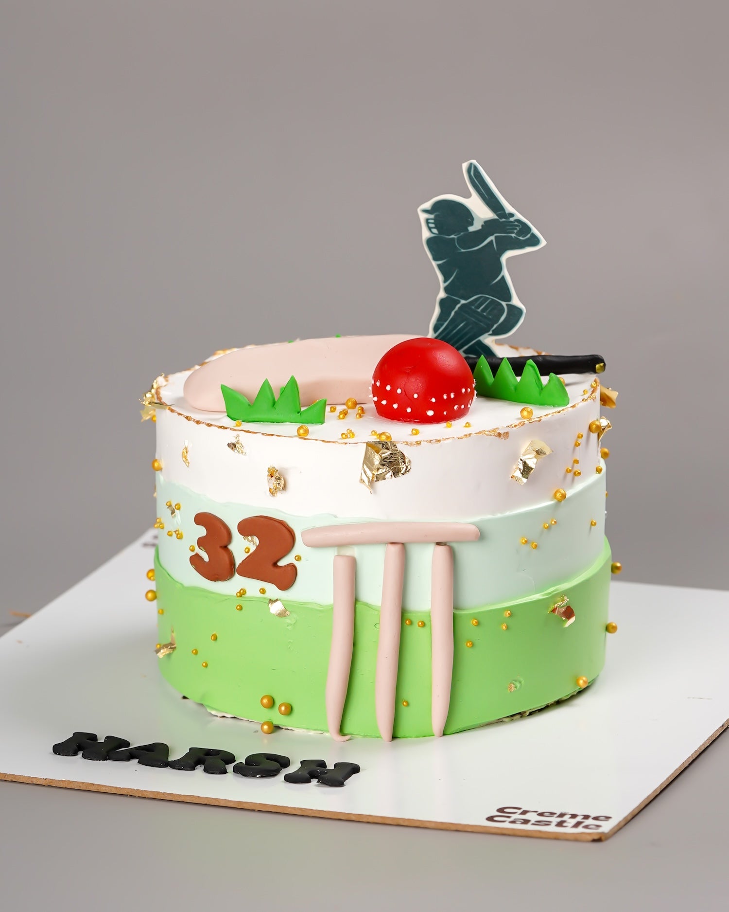 Cricket Stumps Birthday Cake