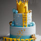 Royal Crown First Birthday Cake