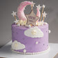 Lilac Moon and Stars Cake