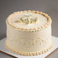 Classic Piped Rose Cake