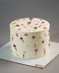 Scattered Wildflower Cake