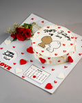 Kissing Bears Love Cake