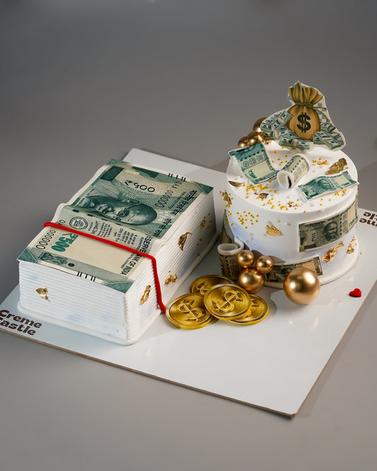 Cash Stack Money Cake