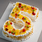 Number Five Fresh Fruit Cake