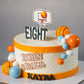 Born 8 Ball Basketball Cake