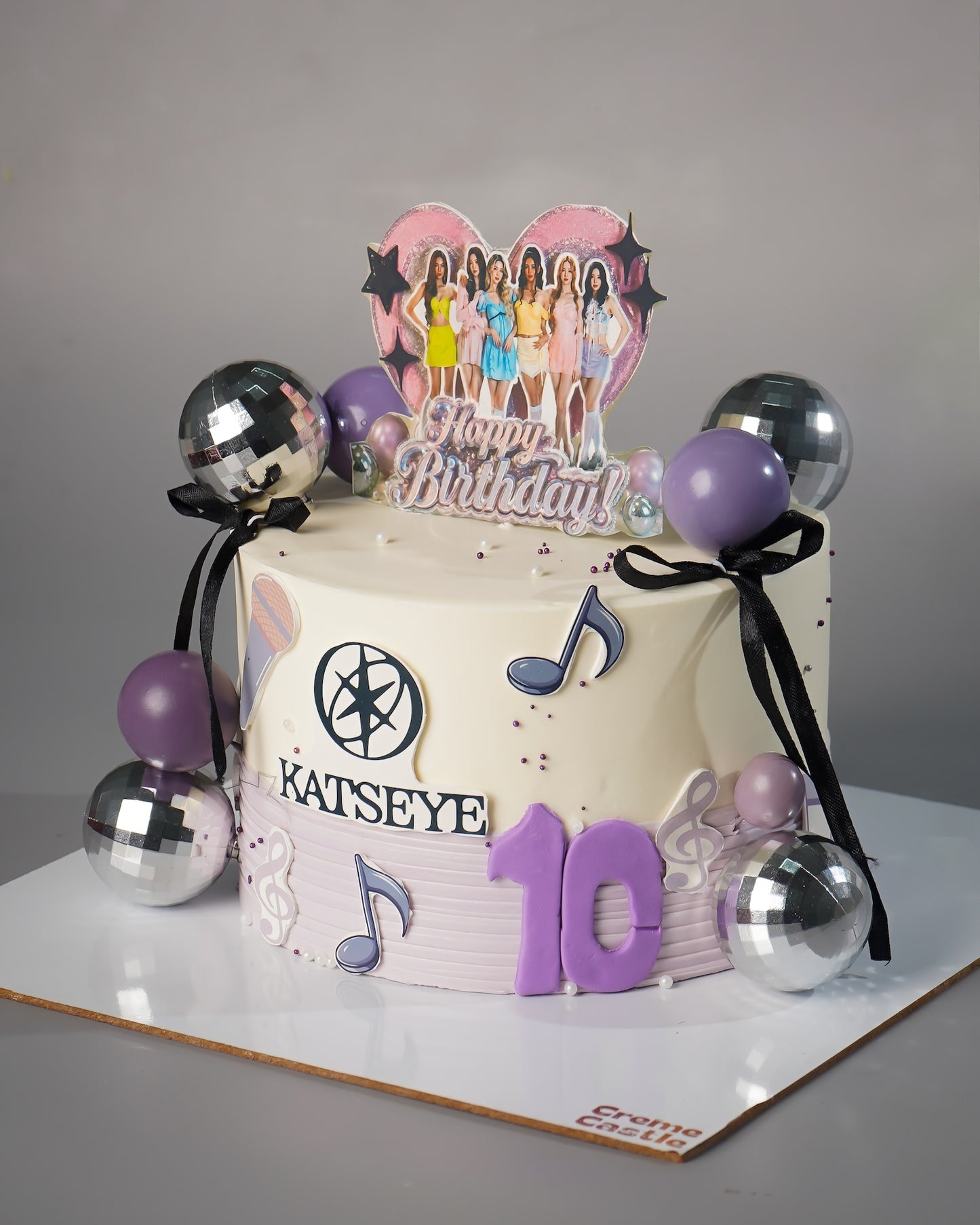 Katseye K-Pop Disco Cake