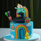 Cocomelon Rainbow Cake
