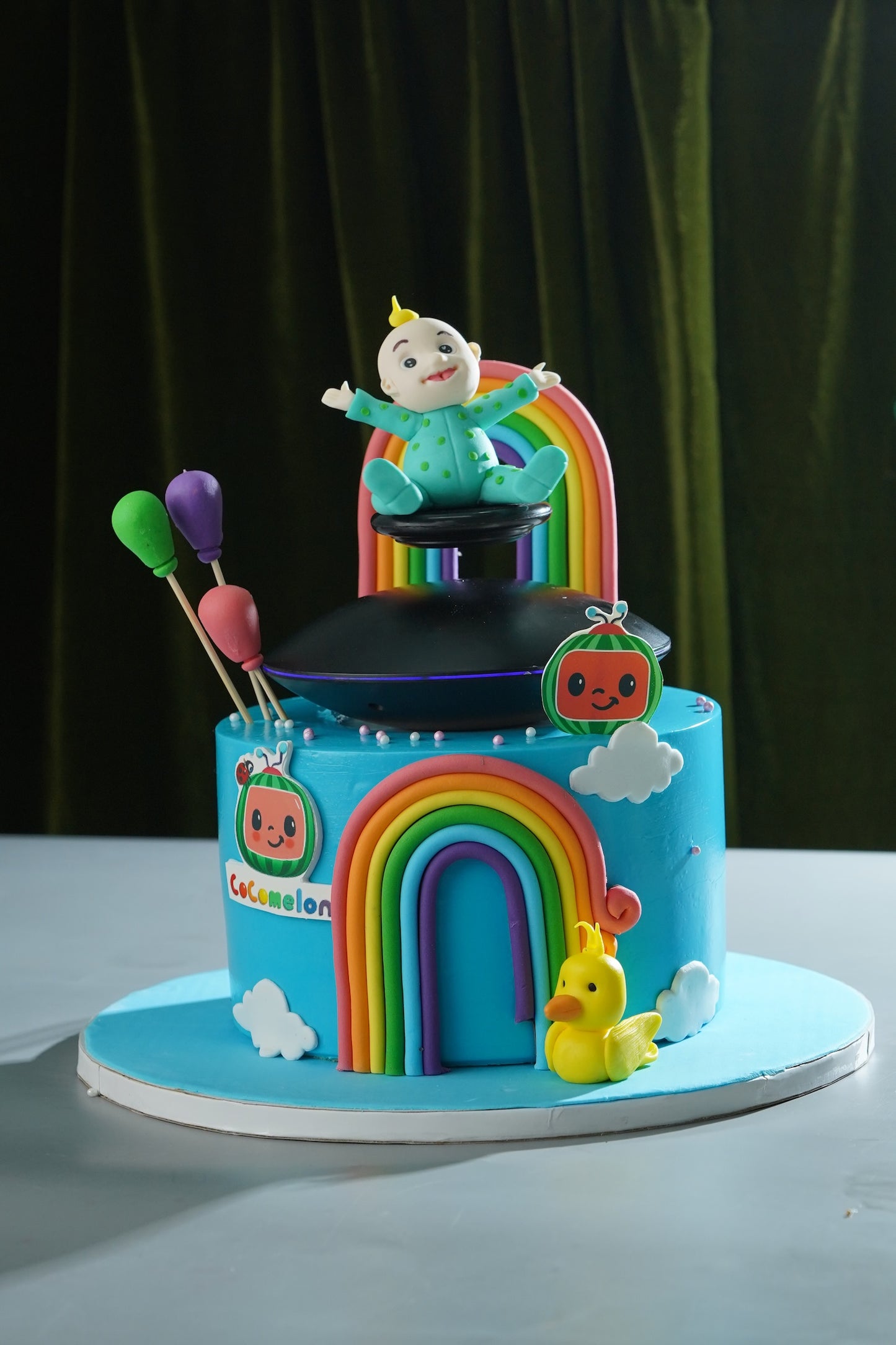 Cocomelon Rainbow Cake