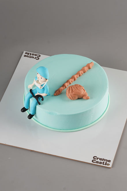 Cricketer Profession Cake