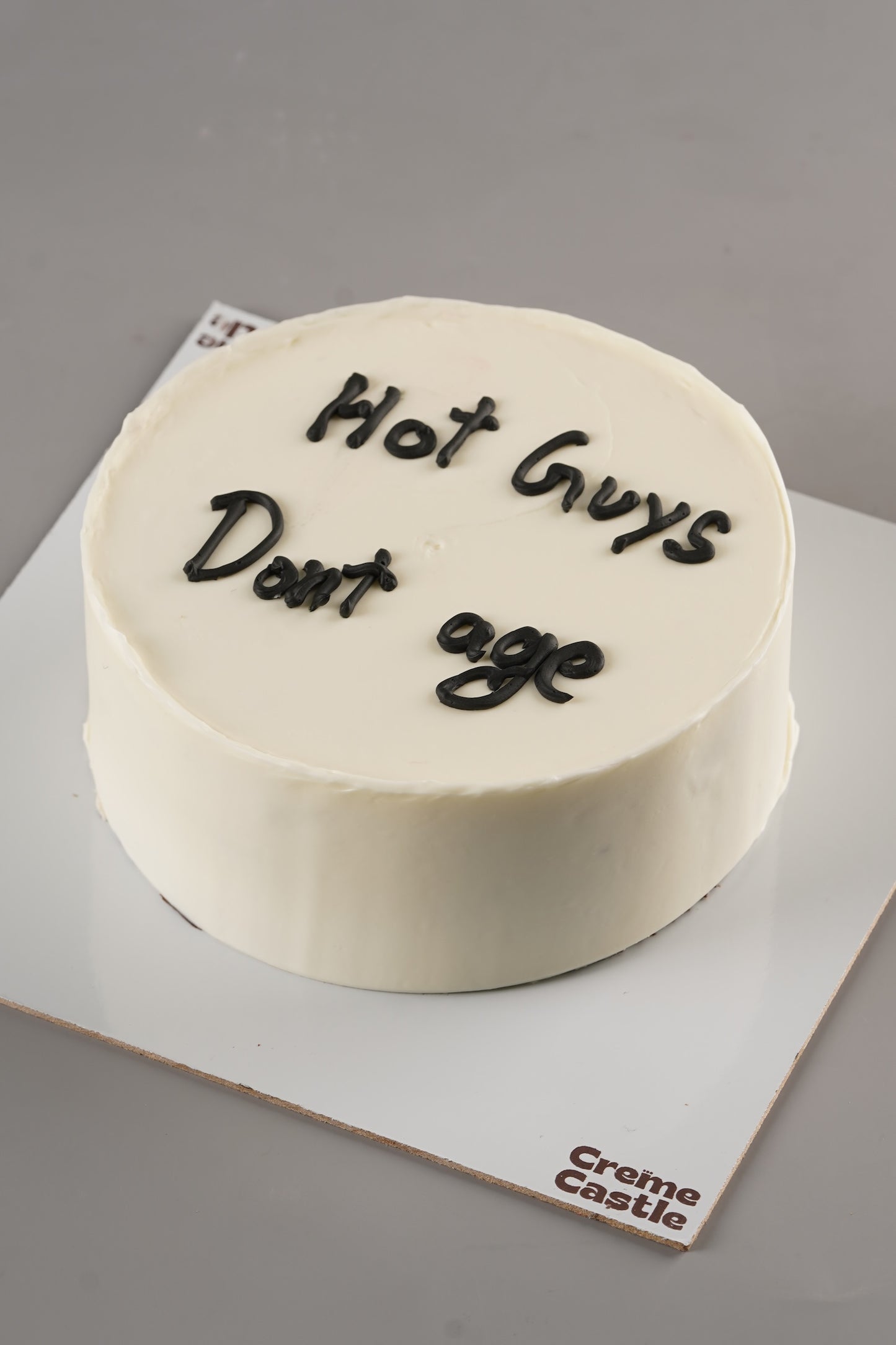 Hot Guys Don't Age Cake