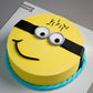 Minion Face Cake