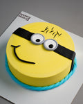 Minion Face Cake