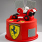 Ferrari Race Car Cake
