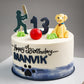 Cricket and Puppy Birthday Cake
