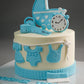 Baby Pram Welcome Boy Cake