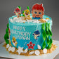 Baby Shark Underwater Cake