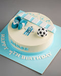 Argentina Football Boots Cake