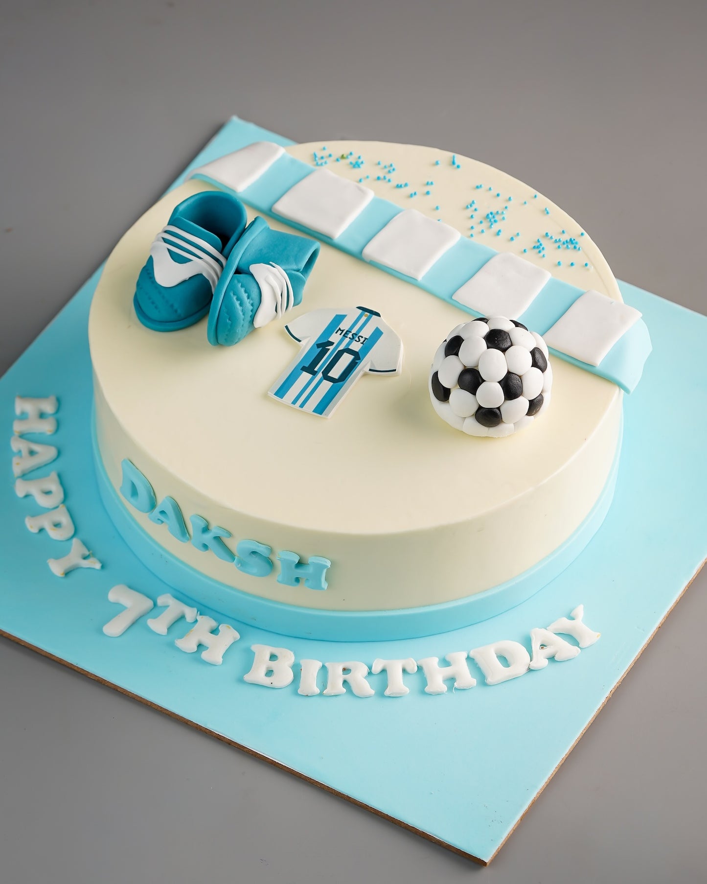 Argentina Football Boots Cake
