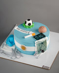 Doctor and Football Combo Cake