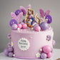 Rapunzel Butterfly Balloon Cake