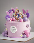 Rapunzel Butterfly Balloon Cake