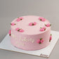 Pink Piped Rosette Cake