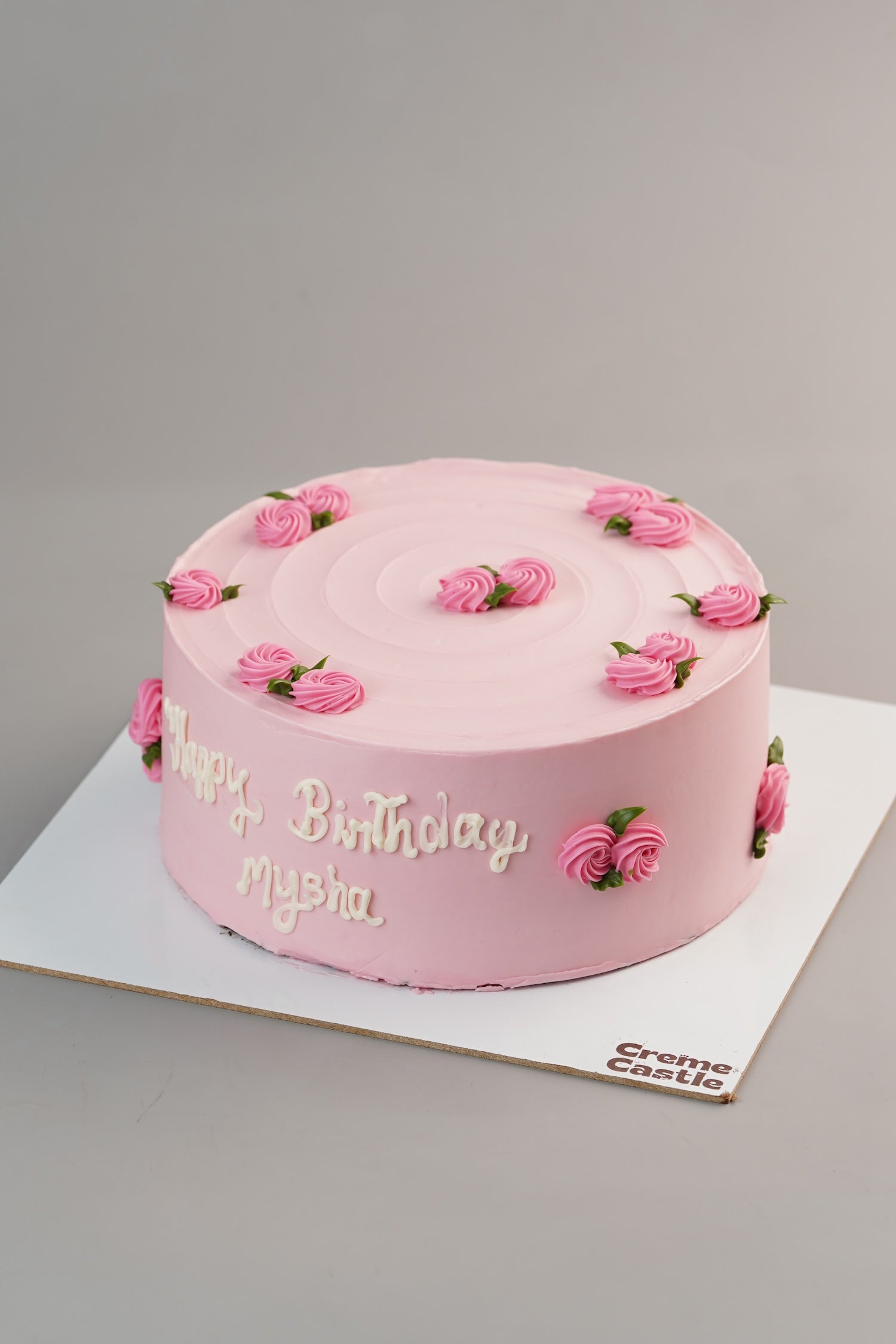 Pink Piped Rosette Cake