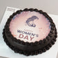 Women's Day Chocolate Photo Cake