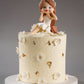 Gold Leaf Doll Cake