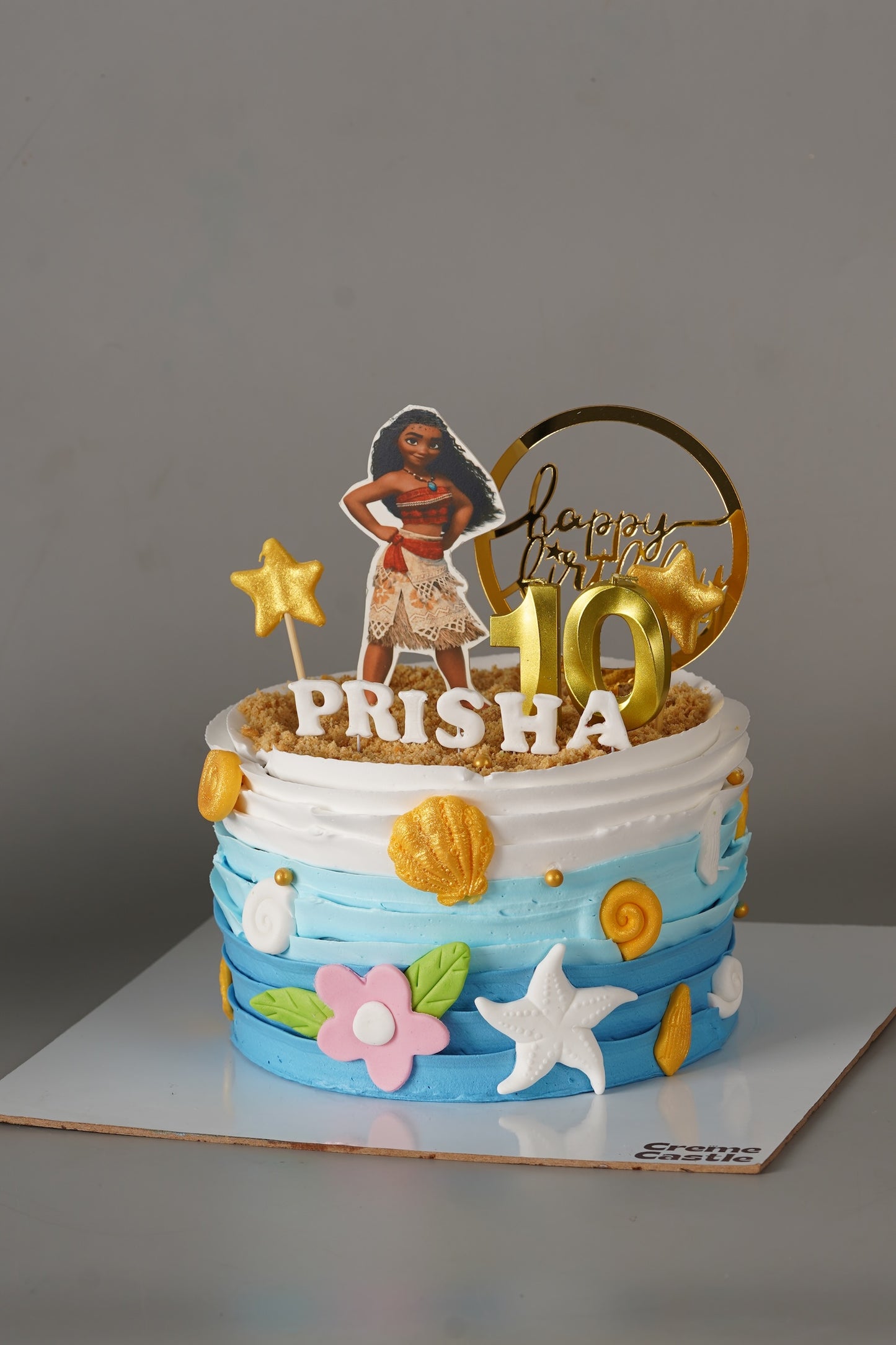 Moana Beach Birthday Cake