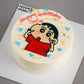 Shinchan Minimal Birthday Cake
