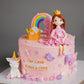 Princess Unicorn Rainbow Cake