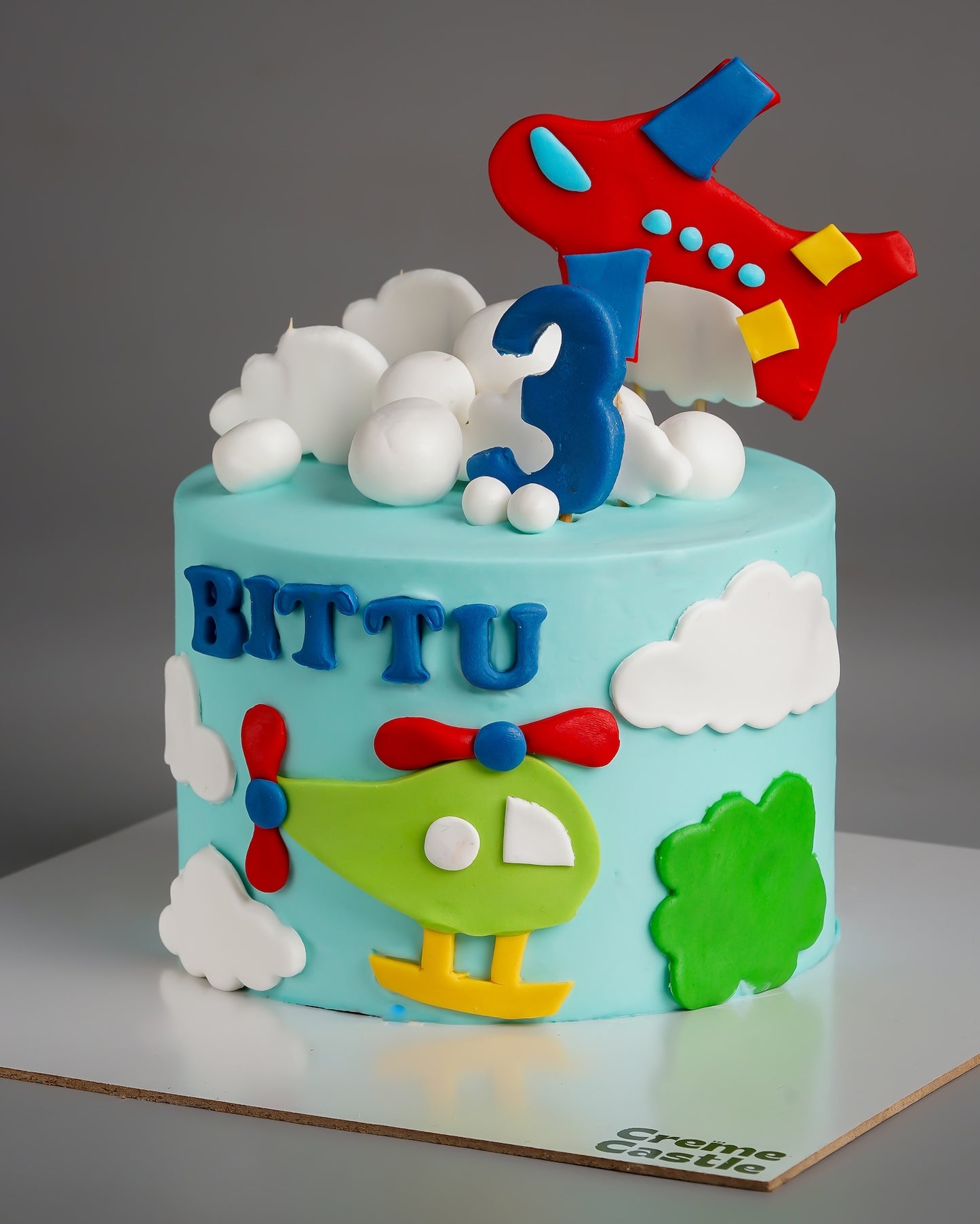 Aeroplane and Helicopter Cake