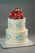 Just Married Car Cake
