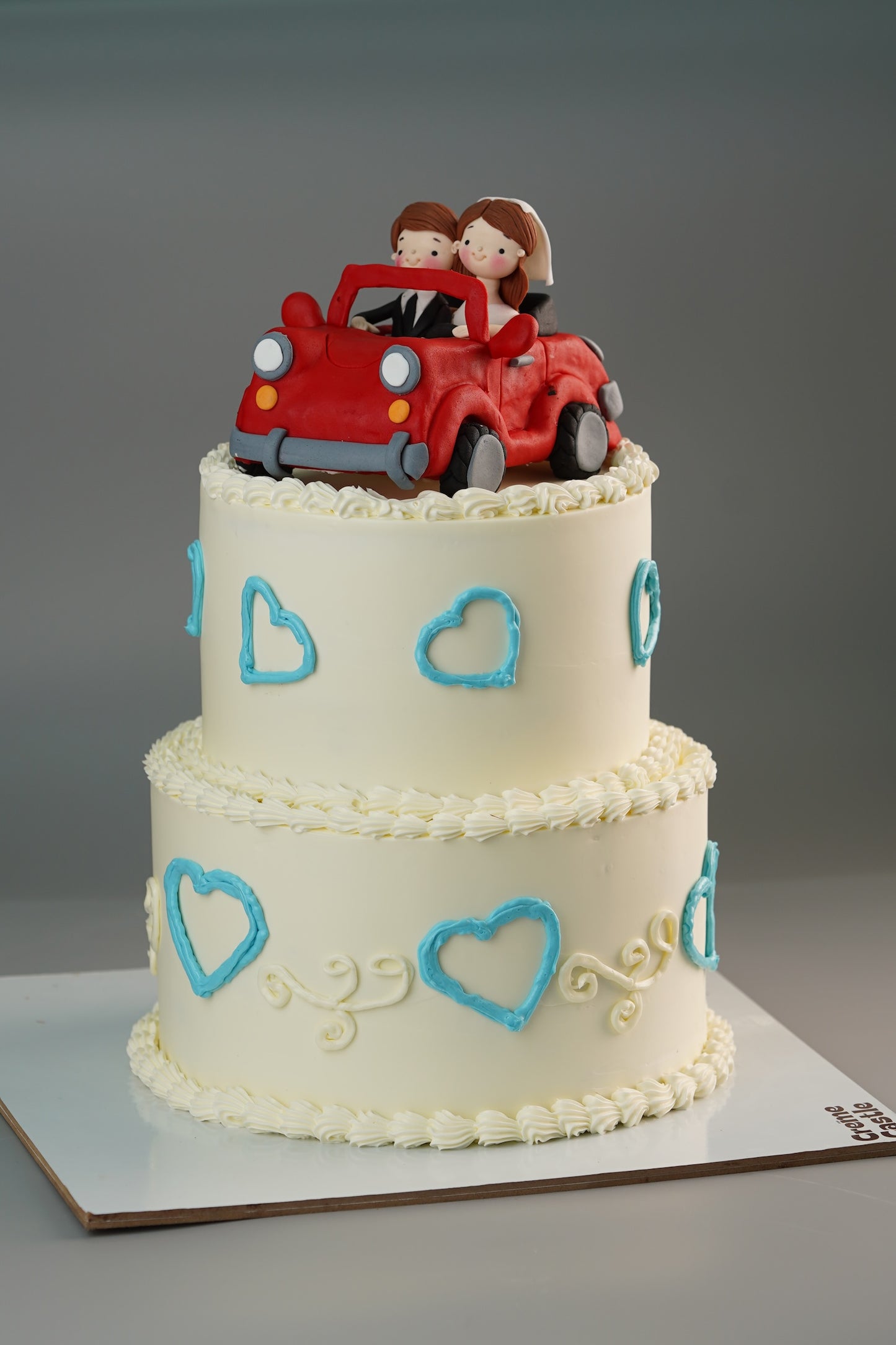 Just Married Car Cake
