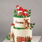 Woodland Friends Two Tier Cake