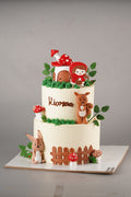 Woodland Friends Two Tier Cake