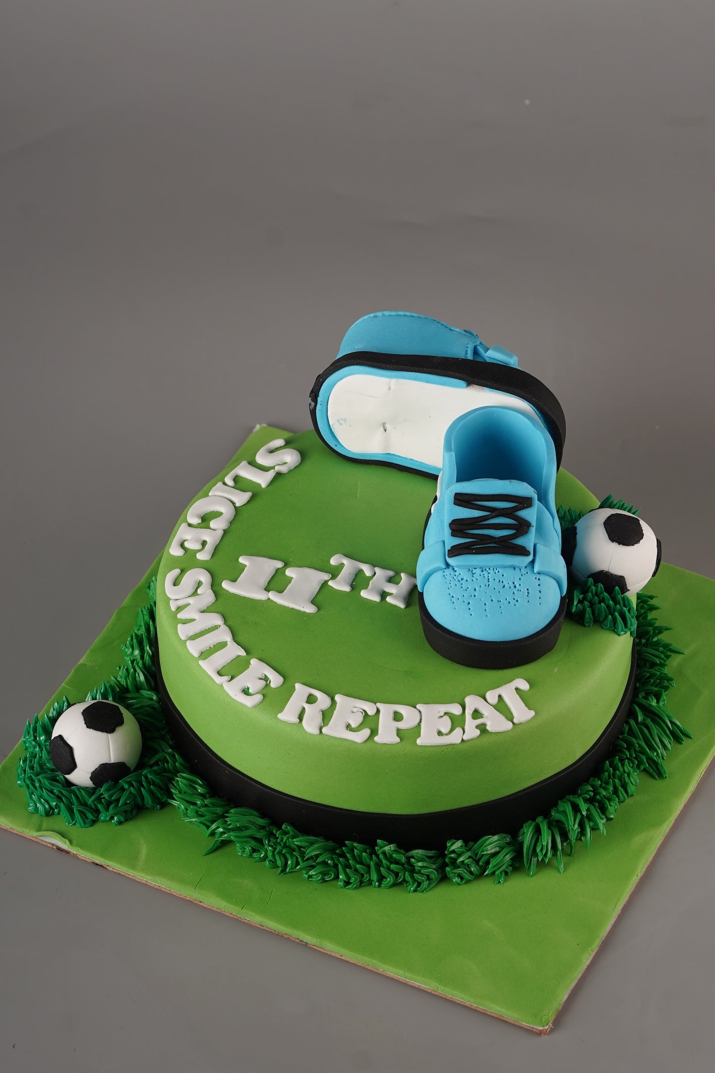 Football Boot Pitch Cake
