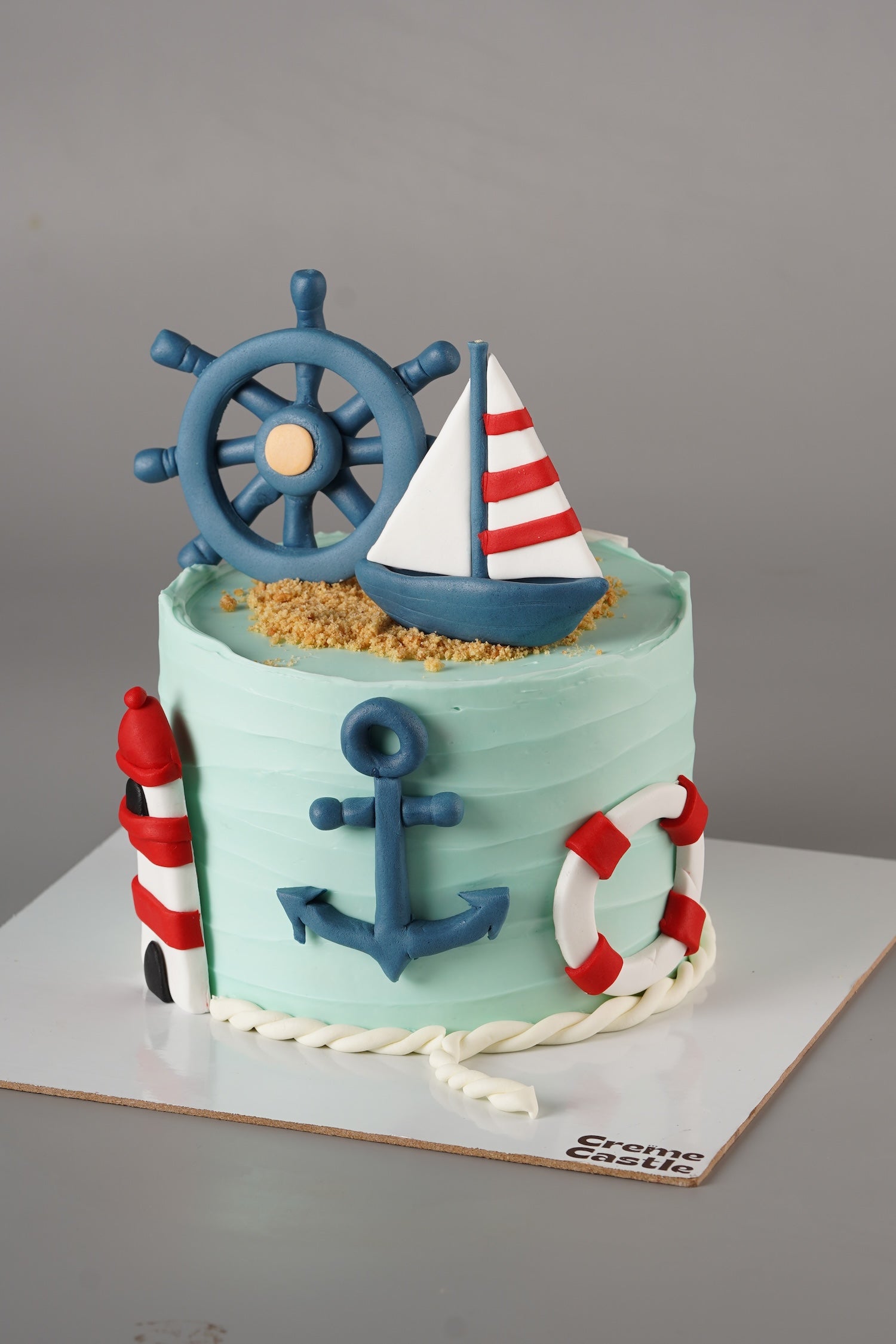 Sailor Ship Wheel Cake
