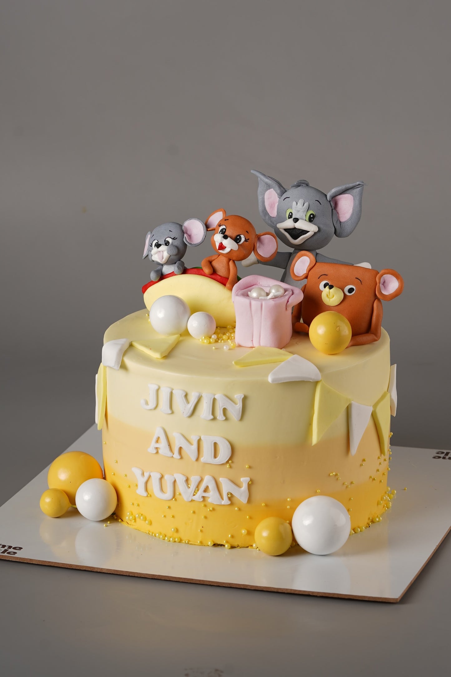 Tom and Jerry Twins Cake