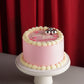 Dancing Queen Pink Vintage Cake