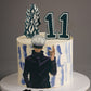 Gojo Blue Watercolour Cake