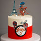Ladybug Paris Birthday Cake