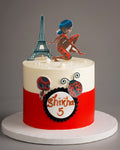 Ladybug Paris Birthday Cake