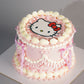 Hello Kitty Vintage Ribbon Cake