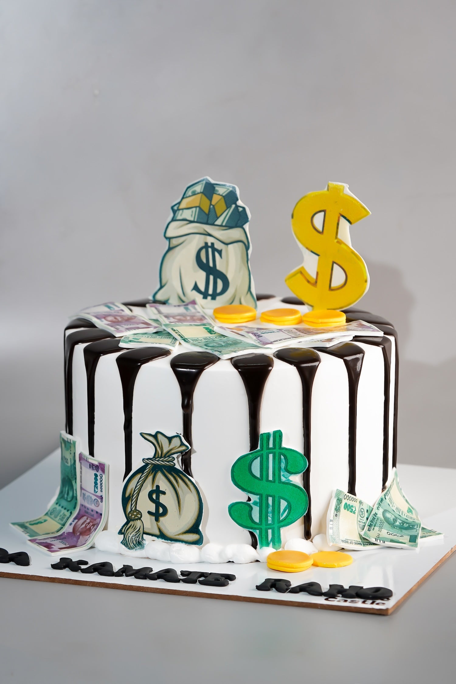 Dollar Money Drip Cake