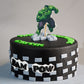 Hulk Smash Birthday Cake