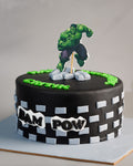 Hulk Smash Birthday Cake